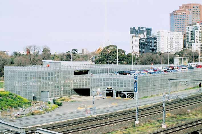Federation Square carpark