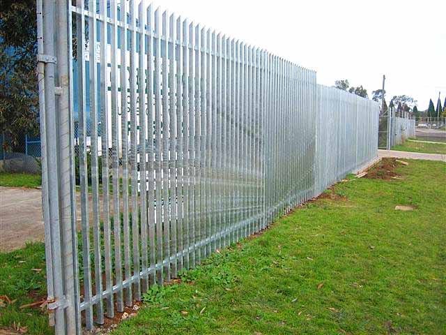 Galvanized area fencing