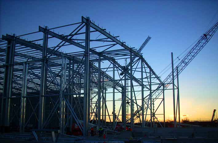 Galvanized building structure