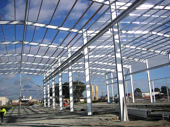Galvanized building structure