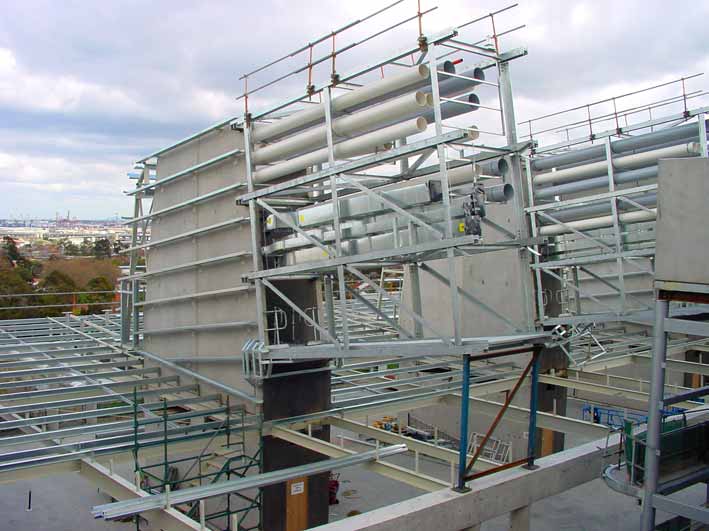 Galvanized building structure