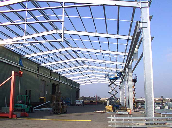 Galvanized building structure