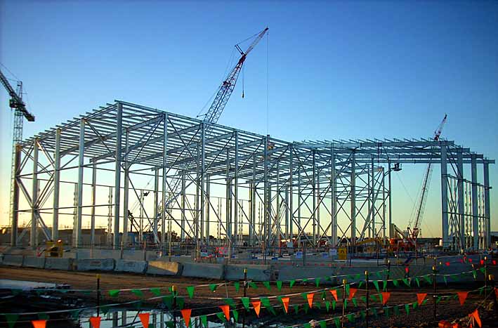 Galvanized building structure