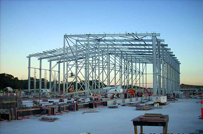 Galvanized building structure