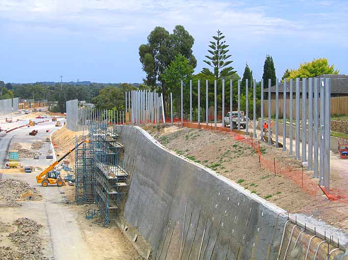 Galvanized highway beams