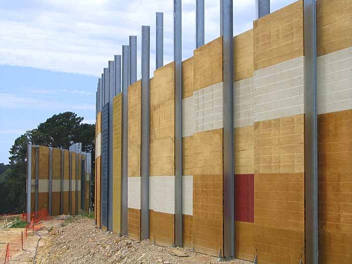 Galvanized highway beams