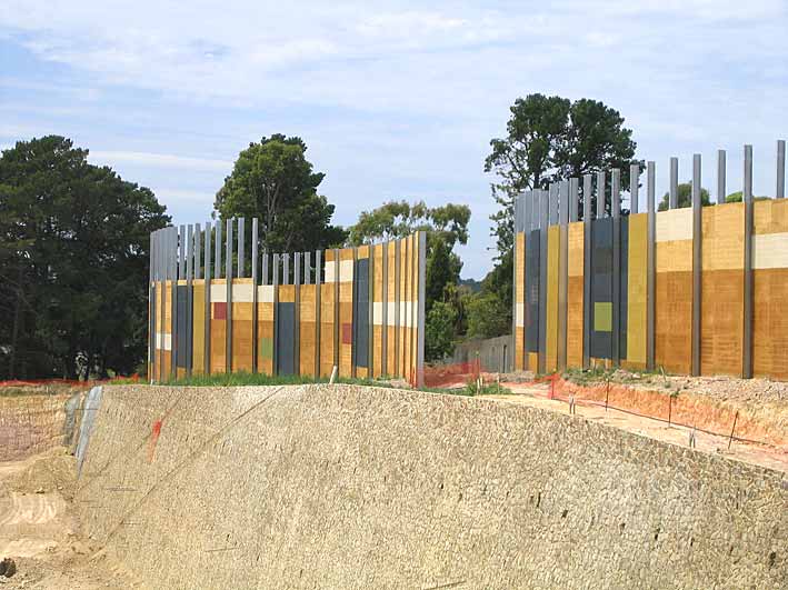 Galvanized highway beams