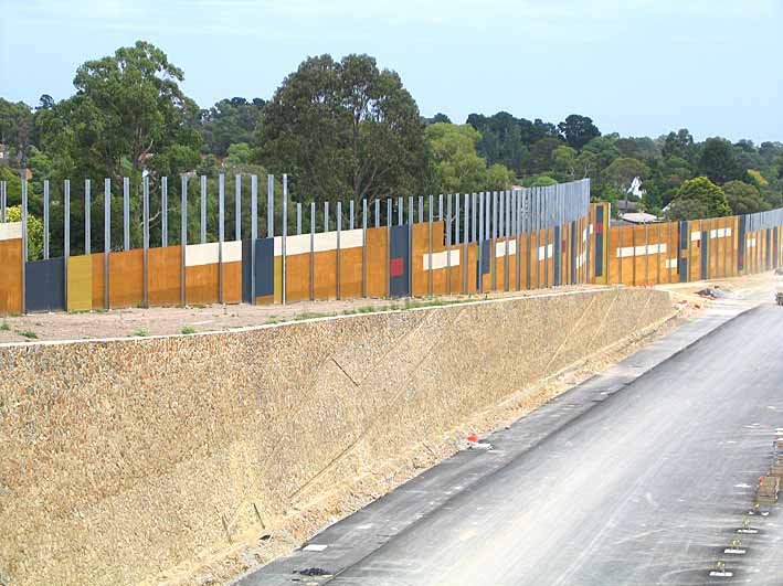 Galvanized highway beams