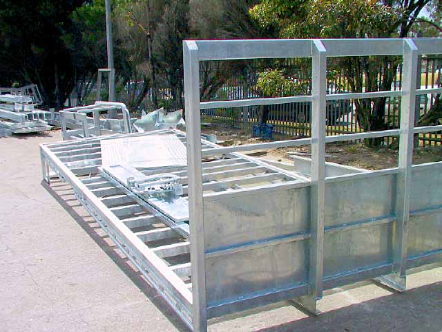 Galvanized truck rack