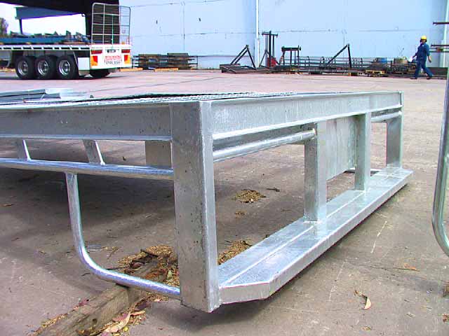 Galvanized truck rack