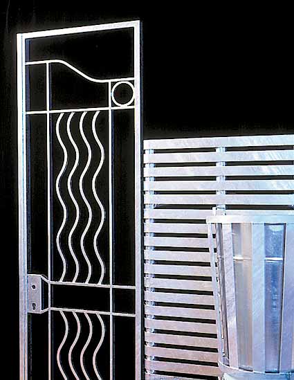 Galvanized street furniture